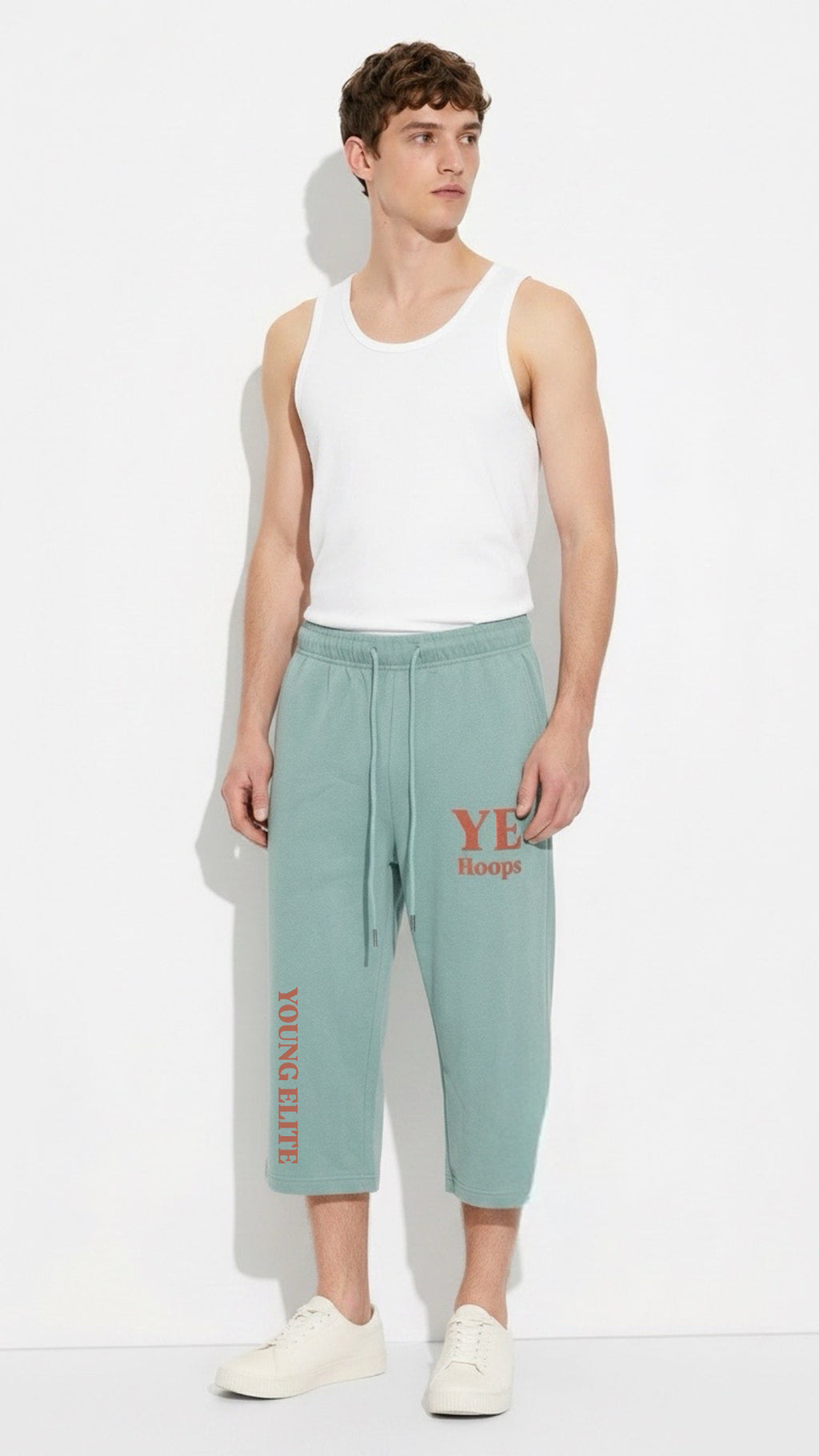 “CREAM SICKLE” Cropped Hooper Sweats
