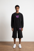 “Logo Purp” cropped hooper sweats