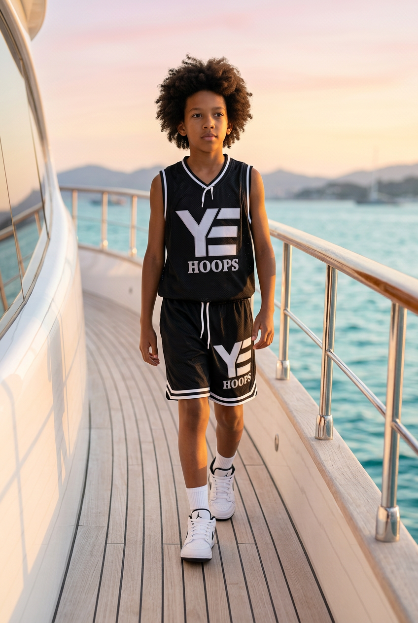 “Volume 1” basketball shorts (Blk&Wht)