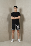 “Volume 1” basketball shorts (Blk&Wht)