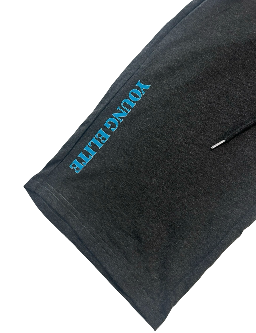 “YE Hoop” cropped hooper sweats (light Blu&Dark Grey)