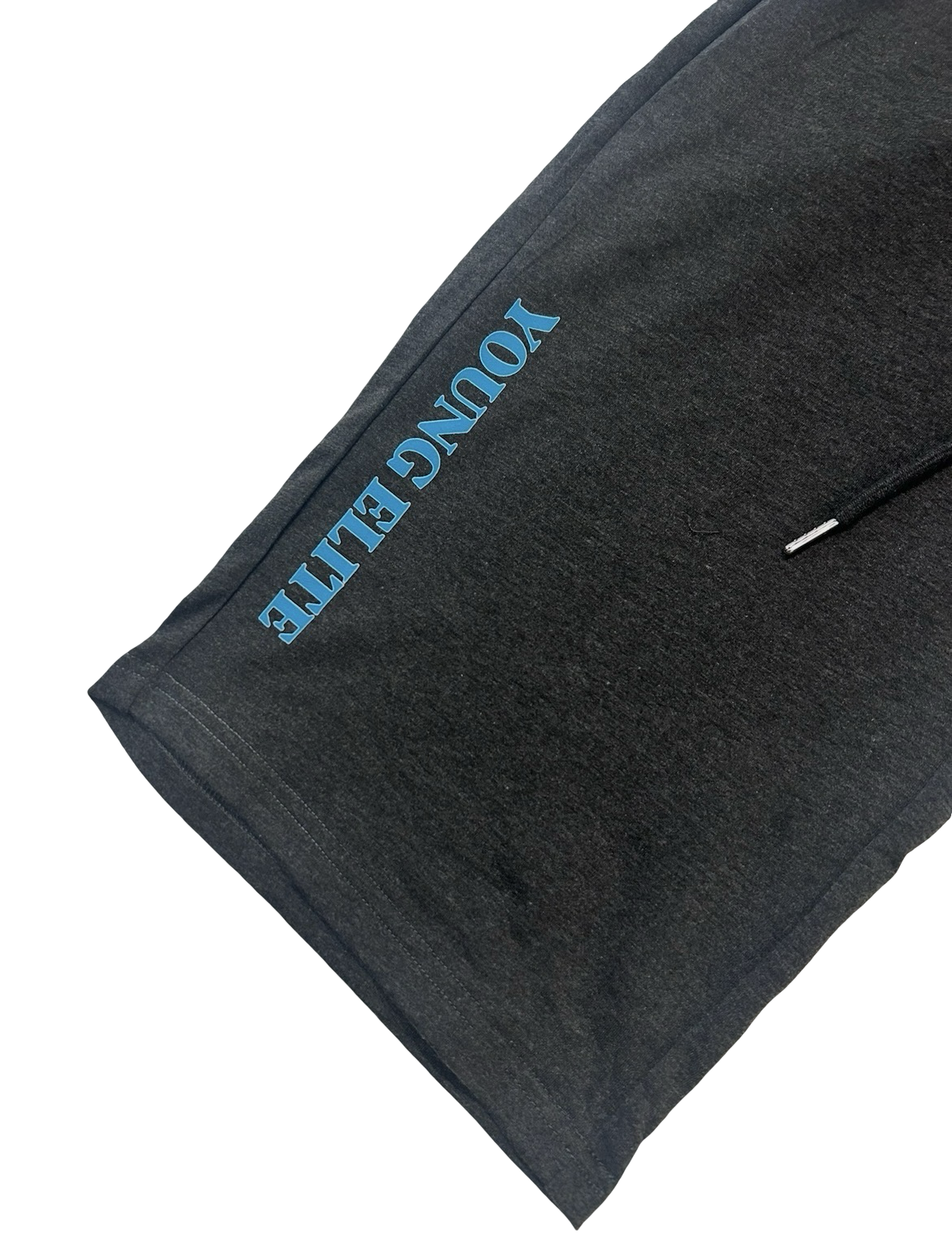 “YE Hoop” cropped hooper sweats (light Blu&Dark Grey)