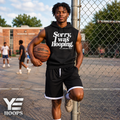 “Sorry I Was Hooping” sleeveless hoodie