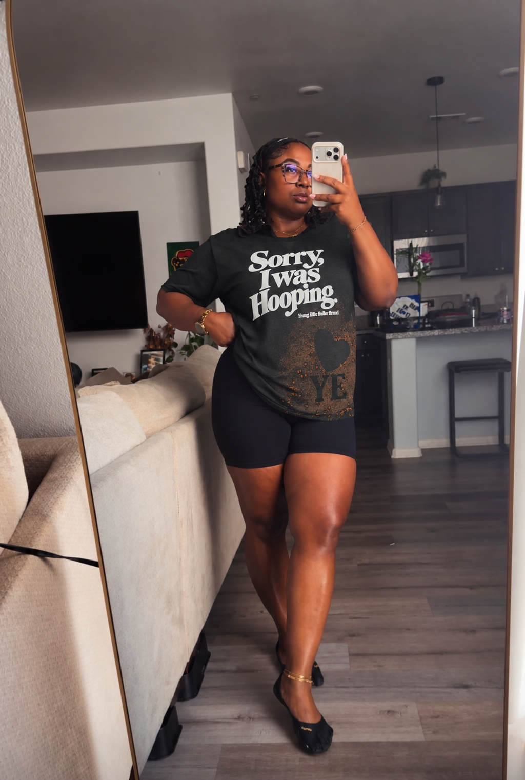 “Sorry, I was Hooping” tee