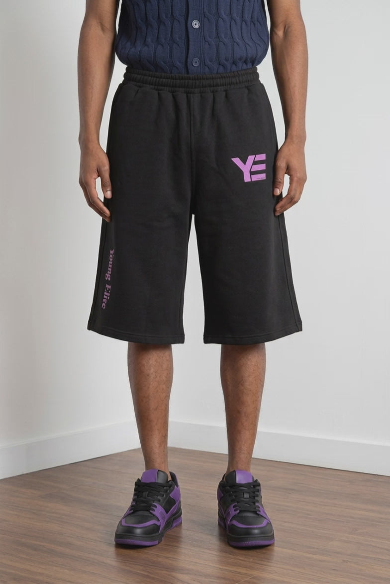 “Logo Purp” cropped hooper sweats